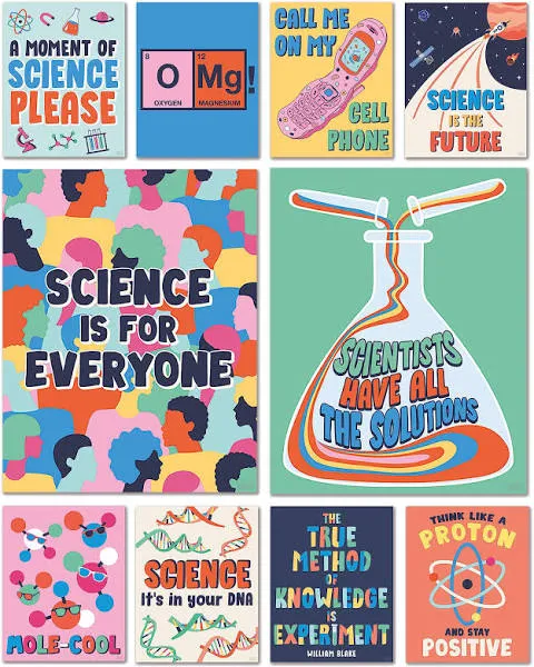 S&amp;O Large Science Posters for Classroom Elementary School - Science Classroom...