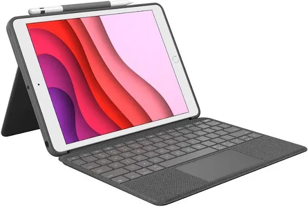 Logitech Combo Touch for iPad 7th 8th 9th Gen. - Graphite