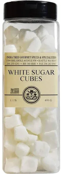 India Tree European-Style White Sugar Cubes