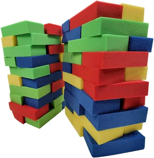 SPLOCKS - Soft Foam Blocks - Colorful Foam Block Set - Foam Building Blocks f...