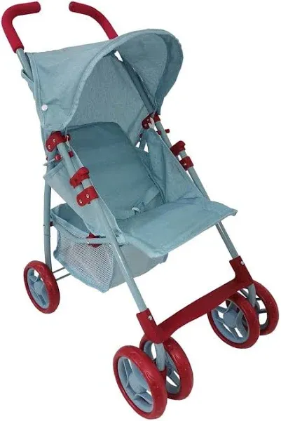 The New York Doll Collection Baby Doll Stroller for Toddler Girls & Big Kids up to 8 Years Old