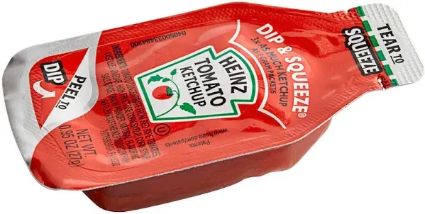 Heinz Ketchup Dip & Squeeze Packets