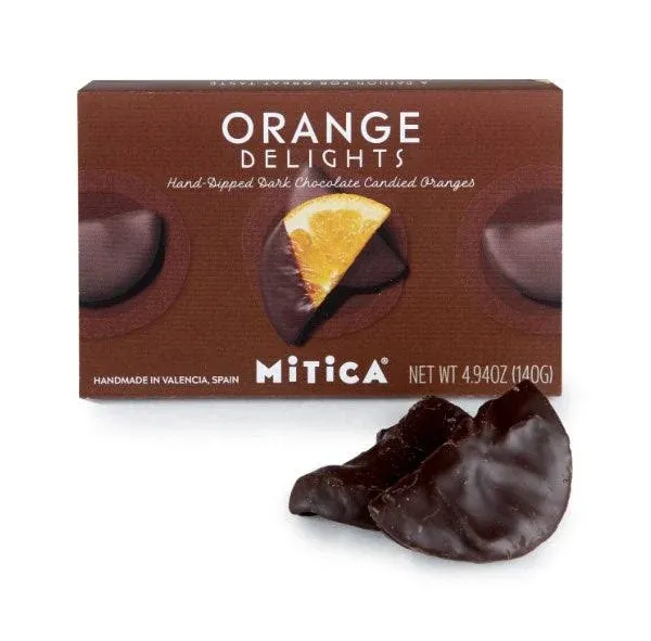 Mitica Orange Delights Chocolate Dipped Candied Oranges (4.94 oz)