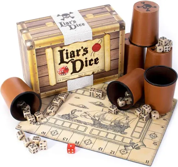 Brybelly Liar's Dice Game Set