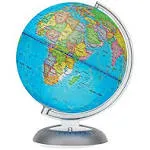 Illuminated World Globe with Stand and Built LED Night View