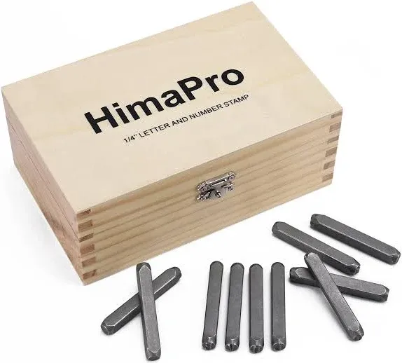 HimaPro Letter and Number Stamp Set