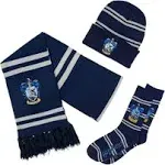 Culture Fly Harry Potter Scarf Beanie Socks Premium Knit 3PC Winter Bundle Gift Set