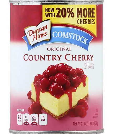 Duncan Hines Comstock Original Country Cherry Pie Filling & Topping