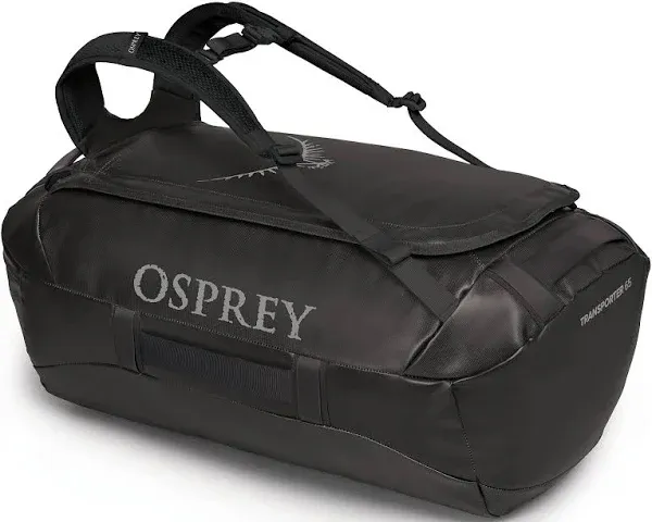 Osprey Transporter Duffel 65 Liter Travel Bag Backpack Black NEW