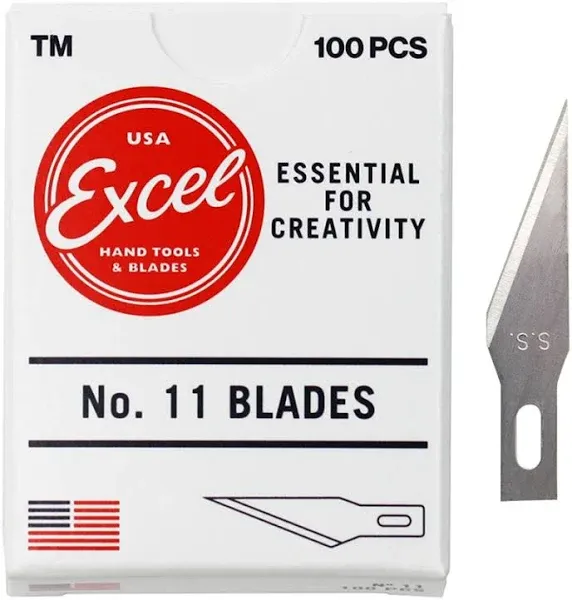 Excel Double Honed Blades #11 Pack of 100