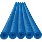 Oodles of Noodles Deluxe Foam Pool Swim Noodles - 5 Pack 52 inch Wholesale Pricing Bulk Blue