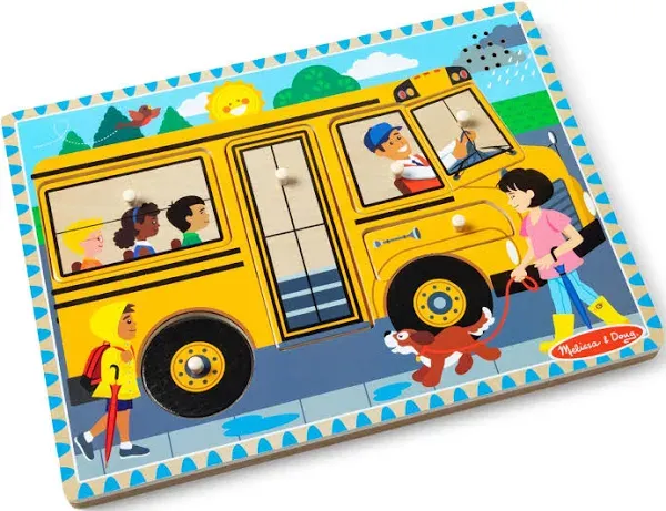 Melissa & Doug The Wheels On The Bus Sound Puzzle