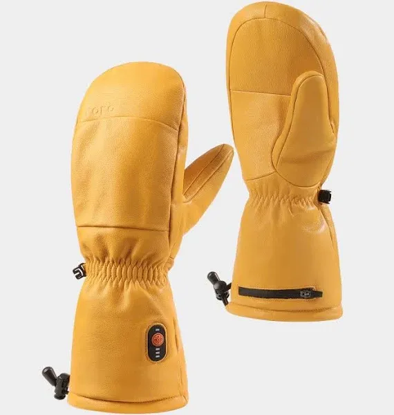 "Duluth" Unisex Heated Chopper Mittens - Yellow | ororo