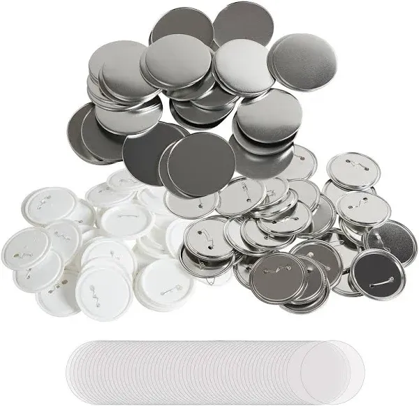 VEVOR 2.25 inch 58mm Button Badge Parts Supplies for Button Maker Machine 500 Sets