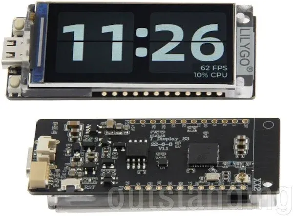 LILYGO T-Display-S3 ESP32-S3 1.9&#034; ST7789 LCD Display Development Board With PIN