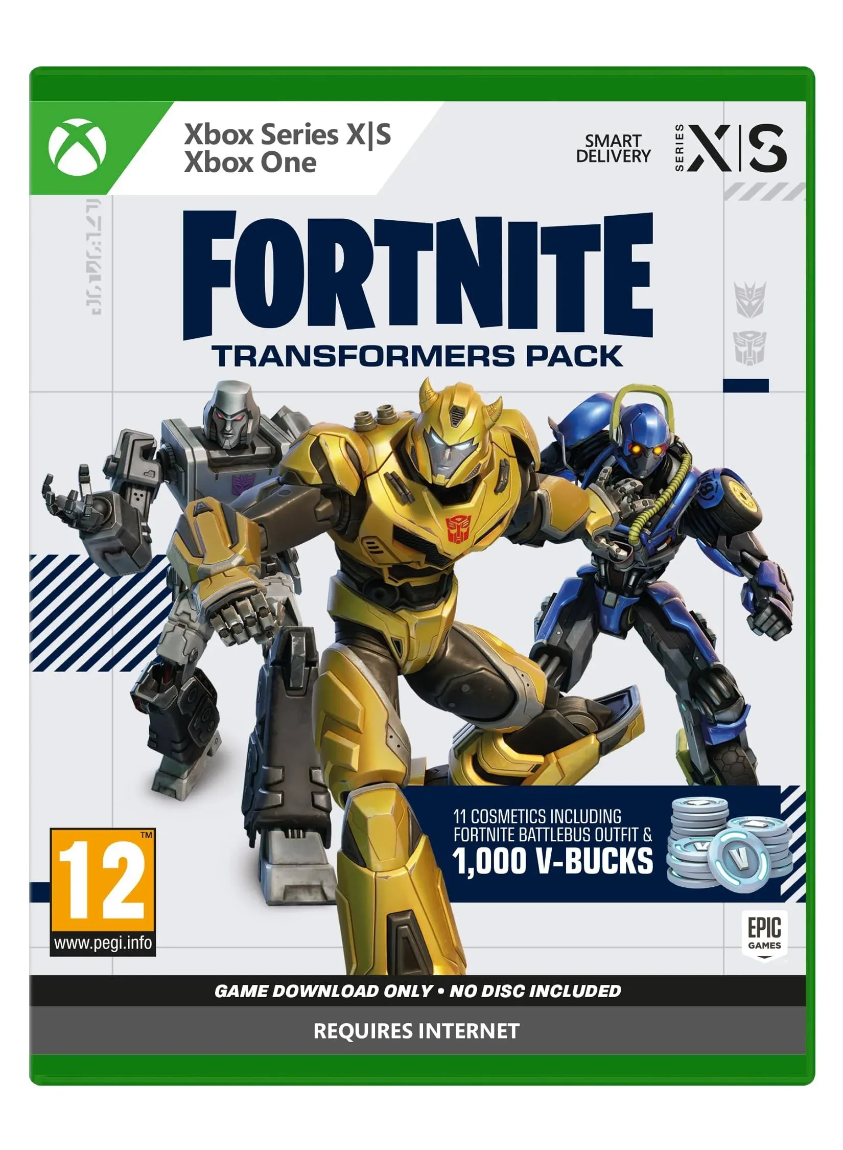 Fortnite Transformers Pack - Xbox Series X / Xbox One (Factory Sealed) 