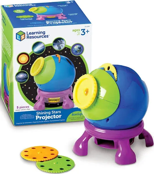 NIB LEARNING RESOURCES SHINING STARS PROJECTOR- AGES 3+ **NEW**