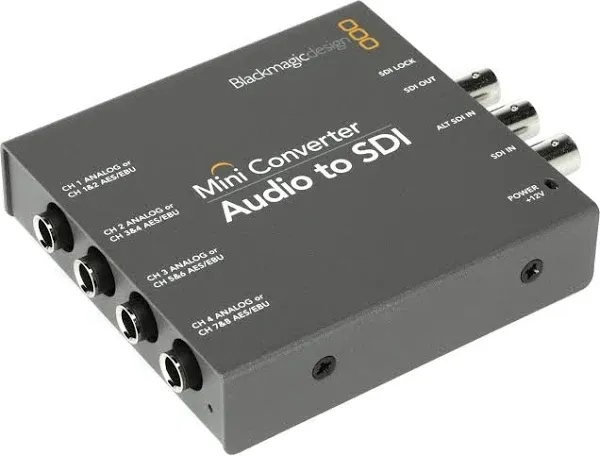 Blackmagic Design Audio to SDI Mini Converter