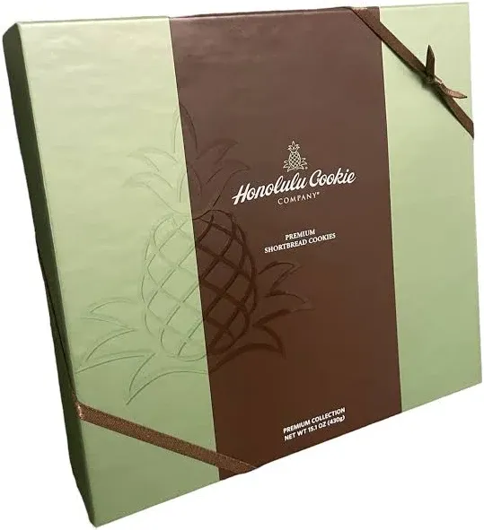 Honolulu Cookie Company Signature Gift Box - 27 Premium Assorted Cookies (8 Flav