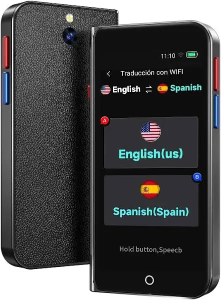 Language Translator Device, VORMOR ChatGpt AI Translator, Two Way Real-Time V...