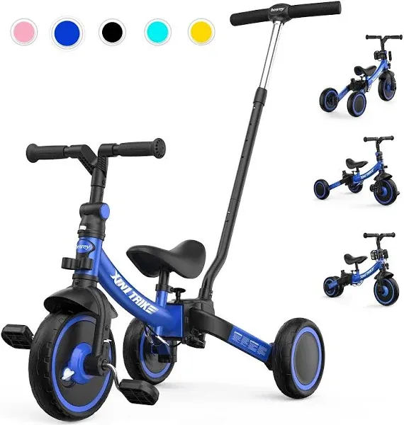 Besrey 7-in-1 Toddler Trike Tricycle for Kids