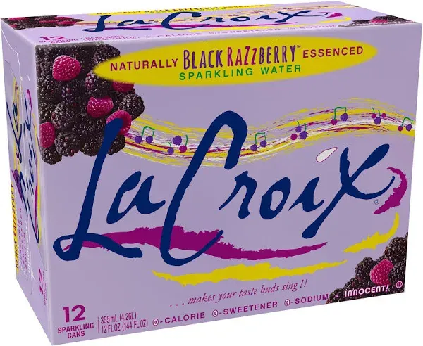 LaCroix Black Razzberry Sparkling Water