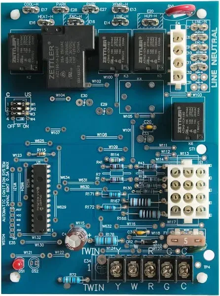 Furnace Control Board Replaces White Rodgers 50A55-474 50A55-3797