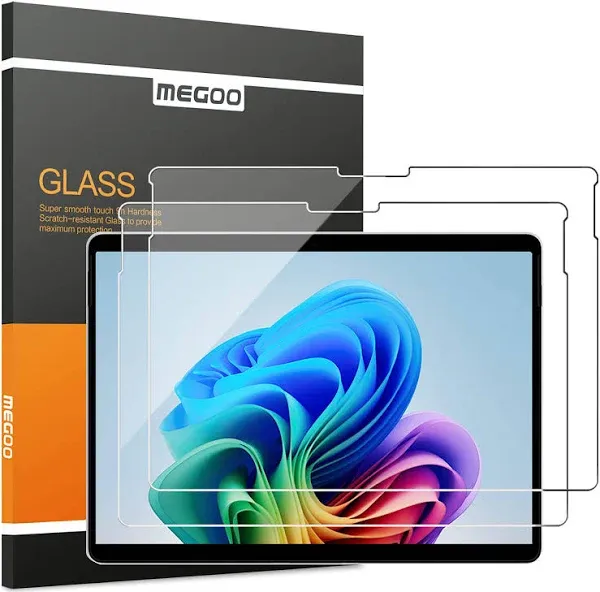 Megoo Screen Protector for Surface Book 2 13.5 inch, Tempered Glass/Easy installation/Scratch resistant, Compatible for Microsoft Surface Book 1/2