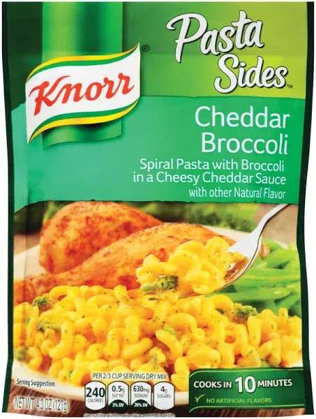 Knorr Cheddar Broccoli Pasta Sides