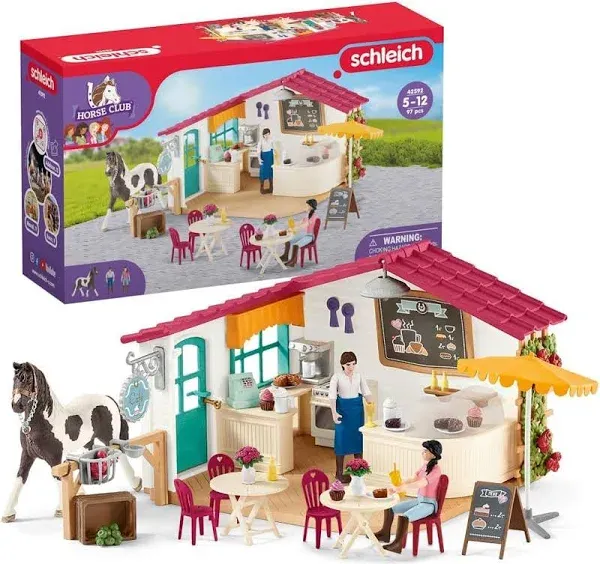 Schleich Horse Club Riders&#039; Café 42519 Equestrian Center Horses