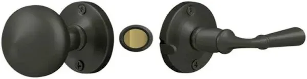 Deltana SDL980U10B Round Storm Door Latch Tubular Lock, Oil Rubbed Bronze