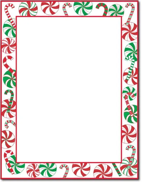 Great Papers! Peppermint Party Letterhead