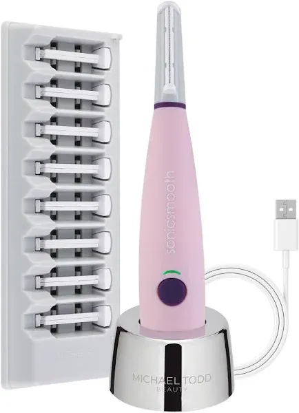 Michael Todd Beauty Sonicsmooth Sonic Dermaplaning Exfoliation & Peach Fuzz Removal System - Lavender