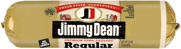 Jimmy Dean Premium Pork Regular Sausage Roll