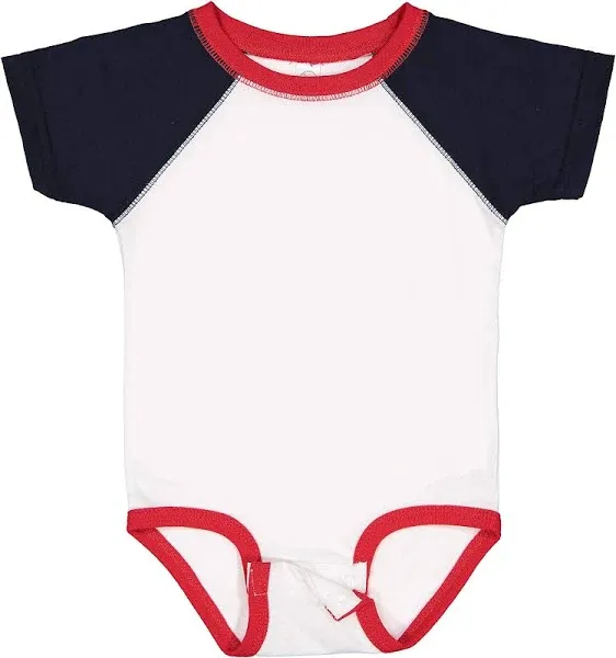 Rabbit Skins Infant Baseball Bodysuit