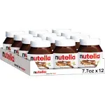 Nutella Hazelnut Spread Jar, 7.7 oz - Case of 12