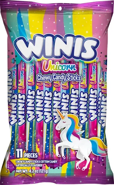 Winis Unicorn Chewy Candy Swirl