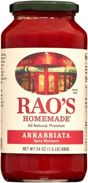 Rao&#039;S Homemade Arrabbiata Sauce, 32 Oz, Tomato Sauce, All Purpose, Keto Friendly