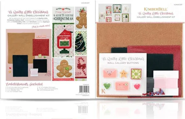 Kimberbell A Quilty Little Christmas Embellishment Kit