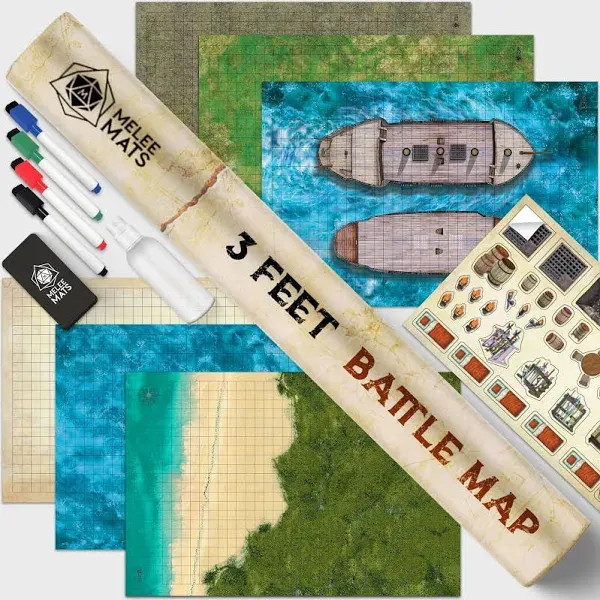 Melee Mats Battle Grid Game Mat