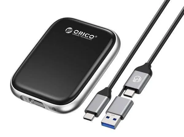 ORICO Portable SSD up to 2000MB/s External Solid State Drive USB 3.2 Gen 2x2 20Gbps with 2 in 1 USB C Cable