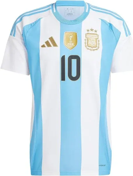 Men&#x27;s Adidas Argentina Messi Blue/White Home Jersey