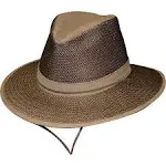 Henschel 5310 Packable Aussie Breezer Earth Brown Hiking Safari Hat SIZE MEDIUM 