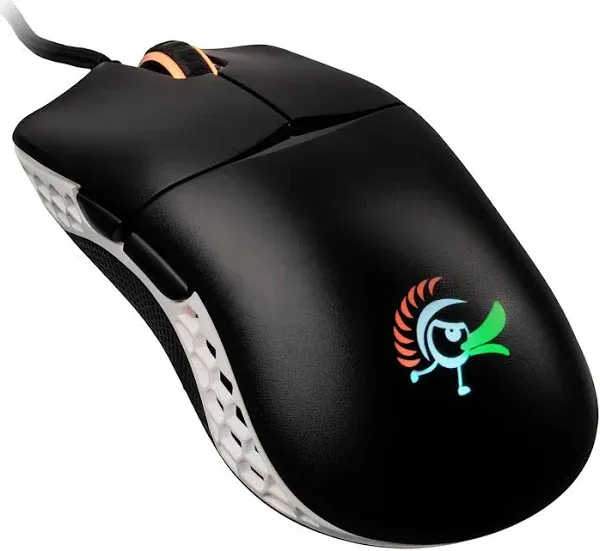 Ducky Feather Lightweight Gaming Mouse 3389 Sensor - (Black & White - Kailh 8.0 Switches)