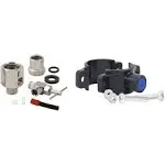 APEC Movekit Replacement Feed Water Adapter and Drain Saddle Valve for Undersink Water System