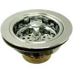 Kingston Brass KBS1001 Kitchen Sink Basket Strainer, Polished Chrome