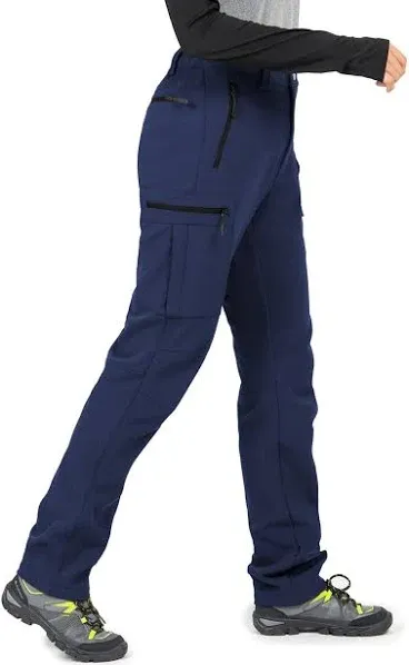 Wespornow Women&#039;s-Fleece<wbr/>-Lined-Hiking-<wbr/>Pants Snow-Ski-Pants Water-Resistan<wbr/>ce-O...