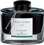 Pilot Iroshizuku Bottled Fountain Pen Ink (50ml) Forest Green (Shin-ryoku)