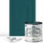 Heirloom Traditions Paint All-in-One Paint, Capri (Green Teal), 32 fl oz Quart. Durable Cabinet and Furniture Paint. Built in Primer and Top Coat, No