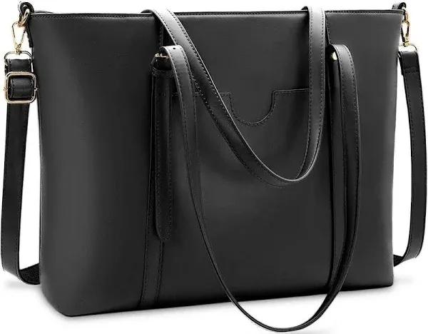 Women's Leather Waterproof Laptop Bag